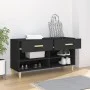 Schwarzer Schuhschrank aus Sperrholz, 102 x 35 x 55 cm von vidaXL, Schuhregale und Schuhorganisatoren - Ref: Foro24-812817, P...