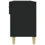 Schwarzer Schuhschrank aus Sperrholz, 102 x 35 x 55 cm von vidaXL, Schuhregale und Schuhorganisatoren - Ref: Foro24-812817, P...