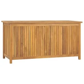 Massive Teakholz-Gartentruhe 114x50x58 cm von vidaXL, Aufbewahrungsboxen für den Außenbereich - Ref: Foro24-318732, Preis: 26...
