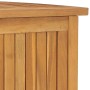 Solid teak wood garden chest 114x50x58 cm by vidaXL, Outdoor storage boxes - Ref: Foro24-318732, Price: 273,05 €, Discount: %
