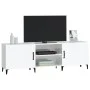 Hochglanzweißer TV-Schrank aus Holzwerkstoff, 150 x 30 x 50 cm von vidaXL, TV-Möbel - Ref: Foro24-812633, Preis: 102,40 €, Ra...