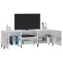 Hochglanzweißer TV-Schrank aus Holzwerkstoff, 150 x 30 x 50 cm von vidaXL, TV-Möbel - Ref: Foro24-812633, Preis: 103,81 €, Ra...