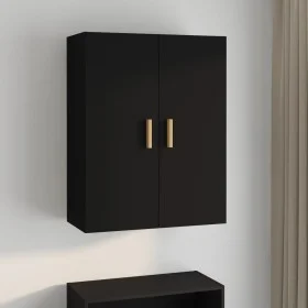 Black hanging wall cabinet 69.5x34x90 cm by vidaXL, Sideboards - Ref: Foro24-812259, Price: 73,40 €, Discount: %