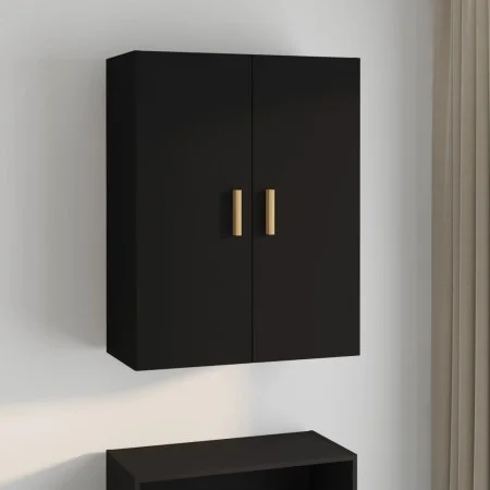Black hanging wall cabinet 69.5x34x90 cm by vidaXL, Sideboards - Ref: Foro24-812259, Price: 74,66 €, Discount: %