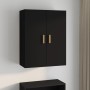 Schwarzer Hängewandschrank 69,5x34x90 cm von vidaXL, Sideboards - Ref: Foro24-812259, Preis: 74,66 €, Rabatt: %