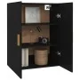 Black hanging wall cabinet 69.5x34x90 cm by vidaXL, Sideboards - Ref: Foro24-812259, Price: 74,66 €, Discount: %