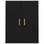Black hanging wall cabinet 69.5x34x90 cm by vidaXL, Sideboards - Ref: Foro24-812259, Price: 74,66 €, Discount: %