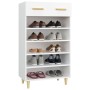 Schuhschrank aus weißem Sperrholz 60x35x105 cm von vidaXL, Schuhregale und Schuhorganisatoren - Ref: Foro24-812780, Preis: 90...