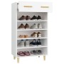 Schuhschrank aus weißem Sperrholz 60x35x105 cm von vidaXL, Schuhregale und Schuhorganisatoren - Ref: Foro24-812780, Preis: 90...