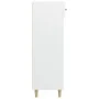 White plywood shoe cabinet 60x35x105 cm by vidaXL, Shoe racks and shoe organizers - Ref: Foro24-812780, Price: 89,60 €, Disco...