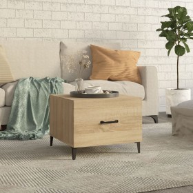 Couchtisch mit Metallbeinen Sonoma-Eiche 50x50x40 cm von vidaXL, Couchtisch - Ref: Foro24-812732, Preis: 42,18 €, Rabatt: %