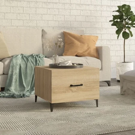 Couchtisch mit Metallbeinen Sonoma-Eiche 50x50x40 cm von vidaXL, Couchtisch - Ref: Foro24-812732, Preis: 41,78 €, Rabatt: %