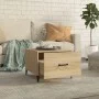 Coffee table with metal legs Sonoma oak 50x50x40 cm by vidaXL, Coffee table - Ref: Foro24-812732, Price: 41,78 €, Discount: %