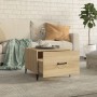 Mesa de centro con patas de metal roble Sonoma 50x50x40 cm de vidaXL, Mesas de centro - Ref: Foro24-812732, Precio: 42,13 €, ...