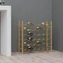 Botellero para 36 botellas de metal dorado by vidaXL, Wine racks - Ref: Foro24-340911, Price: 74,86 €, Discount: %