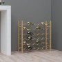 Weinregal für 36 Flaschen aus goldenem Metall. von vidaXL, Weinregale - Ref: Foro24-340911, Preis: 76,12 €, Rabatt: %