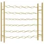 Botellero para 36 botellas de metal dorado by vidaXL, Wine racks - Ref: Foro24-340911, Price: 74,86 €, Discount: %