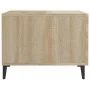 Couchtisch mit Metallbeinen Sonoma-Eiche 50x50x40 cm von vidaXL, Couchtisch - Ref: Foro24-812732, Preis: 41,78 €, Rabatt: %