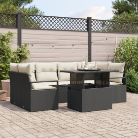 Comprar Set de Sofá de Jardín de 7 Piezas con