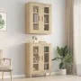 Wall-mounted hanging wardrobe in Sonoma oak, 69.5x34x90 cm by vidaXL, Sideboards - Ref: Foro24-812279, Price: 88,28 €, Discou...