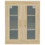 Wall-mounted hanging wardrobe in Sonoma oak, 69.5x34x90 cm by vidaXL, Sideboards - Ref: Foro24-812279, Price: 88,28 €, Discou...