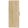 Wall-mounted hanging wardrobe in Sonoma oak, 69.5x34x90 cm by vidaXL, Sideboards - Ref: Foro24-812279, Price: 88,28 €, Discou...