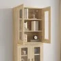 Wall-mounted hanging wardrobe in Sonoma oak, 69.5x34x90 cm by vidaXL, Sideboards - Ref: Foro24-812279, Price: 88,28 €, Discou...