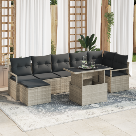 Comprar Juego de Sofá de Jardín de 8 Piezas con