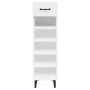 White engineered wood shoe rack 30x35x105 cm by vidaXL, Shoe racks and shoe organizers - Ref: Foro24-812807, Price: 50,17 €, ...