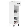 White engineered wood shoe rack 30x35x105 cm by vidaXL, Shoe racks and shoe organizers - Ref: Foro24-812807, Price: 50,17 €, ...