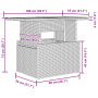 Conjunto de Sofá de Jardín de 6 Piezas con Cojines Ratán Sintético Gris de , Sofás de exterior - Ref: Foro24-3358071, Precio:...