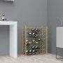 Gold metal wine rack for 48 bottles by vidaXL, Wine racks - Ref: Foro24-340909, Price: 94,45 €, Discount: %