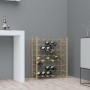 Weinregal aus goldenem Metall für 48 Flaschen von vidaXL, Weinregale - Ref: Foro24-340909, Preis: 96,28 €, Rabatt: %