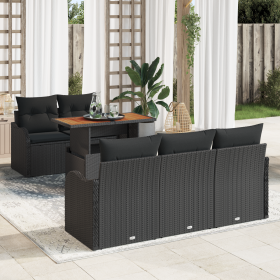 Comprar Juego de Sofá de Jardín de 6 Piezas con