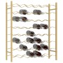 Weinregal aus goldenem Metall für 48 Flaschen von vidaXL, Weinregale - Ref: Foro24-340909, Preis: 96,28 €, Rabatt: %