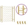 Gold metal wine rack for 48 bottles by vidaXL, Wine racks - Ref: Foro24-340909, Price: 96,28 €, Discount: %