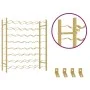 Gold metal wine rack for 48 bottles by vidaXL, Wine racks - Ref: Foro24-340909, Price: 94,45 €, Discount: %