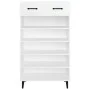 Mueble zapatero de madera contrachapada blanco 60x35x105 cm de vidaXL, Zapateros y organizadores de calzado - Ref: Foro24-812...