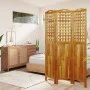 3-teiliger Paravent aus massivem Akazienholz 121,5x2x180 cm von vidaXL, Raumteiler - Ref: Foro24-318547, Preis: 126,82 €, Rab...