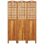 3-panel screen made of solid acacia wood 121.5x2x180 cm by vidaXL, Room dividers - Ref: Foro24-318547, Price: 128,74 €, Disco...