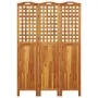 3-teiliger Paravent aus massivem Akazienholz 121,5x2x180 cm von vidaXL, Raumteiler - Ref: Foro24-318547, Preis: 126,82 €, Rab...