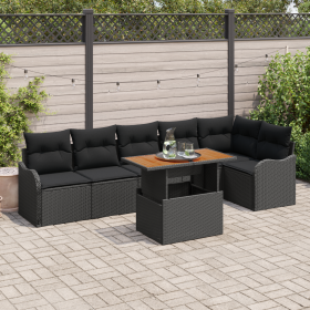 Comprar Juego de Sofá de Jardín de 7 Piezas con