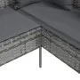 L-shaped sofa with gray synthetic rattan cushions by vidaXL, Outdoor sofas - Ref: Foro24-318585, Price: 198,72 €, Discount: %