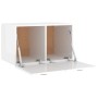 Glänzend weißer Sperrholz-Wandschrank 80x35x36,5 cm von vidaXL, Regale und Regale - Ref: Foro24-812930, Preis: 51,74 €, Rabat...
