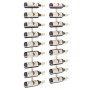 Wand-Weinregal für 9 Flaschen, 2 Einheiten, weißes Eisen von vidaXL, Weinregale - Ref: Foro24-340902, Preis: 85,20 €, Rabatt: %