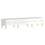 Hochglanzweißer TV-Schrank aus Sperrholz, 150 x 34,5 x 30 cm von vidaXL, TV-Möbel - Ref: Foro24-812642, Preis: 92,65 €, Rabat...