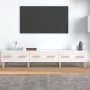 Hochglanzweißer TV-Schrank aus Sperrholz, 150 x 34,5 x 30 cm von vidaXL, TV-Möbel - Ref: Foro24-812642, Preis: 92,65 €, Rabat...