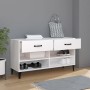 Schuhregal aus weißem Sperrholz 102x35x55 cm von vidaXL, Schuhregale und Schuhorganisatoren - Ref: Foro24-812825, Preis: 55,7...