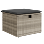 Conjunto de Sofá de Jardín de 5 Piezas con Cojines Gris Claro Ratán Poliéster de , Sofás de exterior - Ref: Foro24-3360293, P...