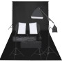 Fotostudio-Set mit Licht und Kulisse von vidaXL, Blitze und Studiobeleuchtung - Ref: Foro24-3094678, Preis: 226,49 €, Rabatt: %